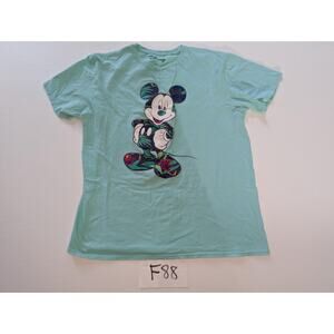 Disney TShirt Size Large Mickey Mouse Hawaiian Themed -0223F88